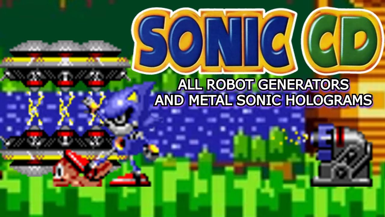 Sonic CD - All Robot Generator & Metal Sonic Hologram Locations