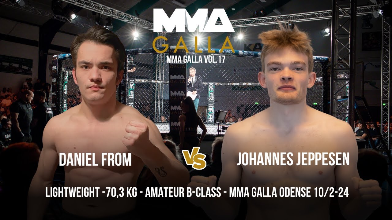 Daniel From (Nakskov MMA) Vs. Johannes Jeppesen (Great Danes Fight Club)