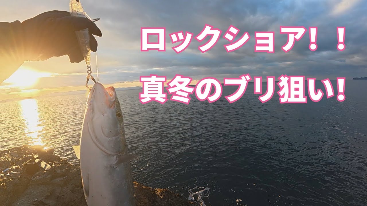 冬のショアジギング！地磯でブリを狙った結果...！！！