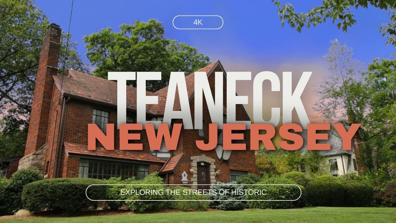 Teaneck Streets and Houses - A Picture-Perfect Tour | 4K | NEW JERSEY | UNITED STATES