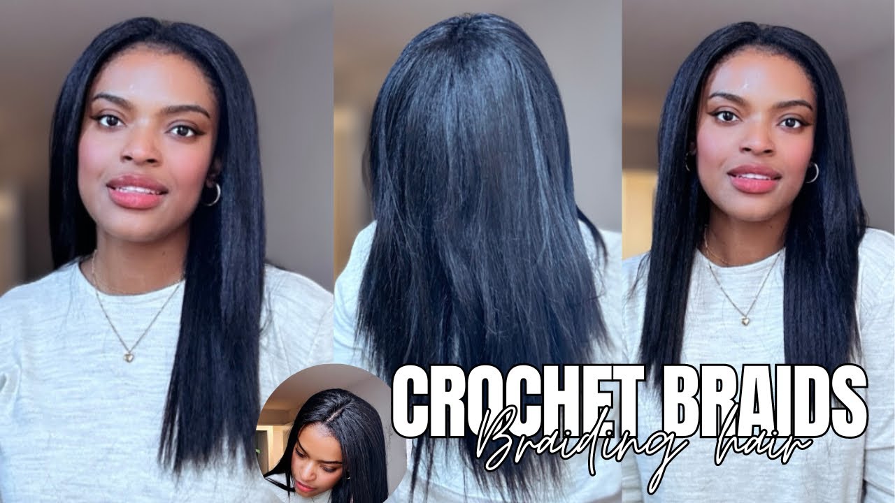 The PERFECT straight install😳budget-friendly braiding hair‼️CROCHET BRAIDS👀WHERE⁉️