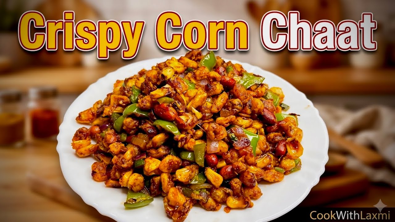 Crispy Corn Chaat Recipe | घर पर बनाएं झटपट Crispy Corn Chaat 🌽