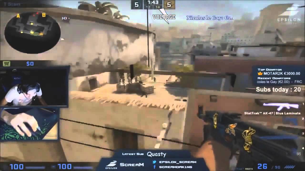 Scream. ShoX. TaZ. Pasza Biceps. Funny Moments Cs-go