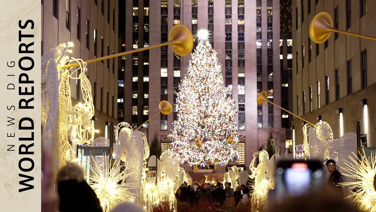 クリスマスシーズンのマンハッタンの街の様子　アメリカ・ニューヨーク2023【World Report】｜TBS NEWS DIG