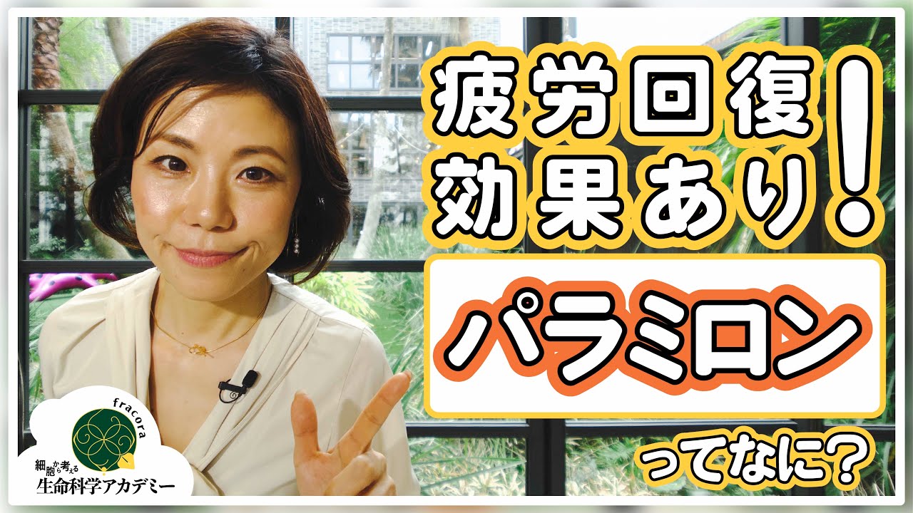 疲労回復に効果！パラミロンの全て｜#07 九州大学 片倉喜範先生