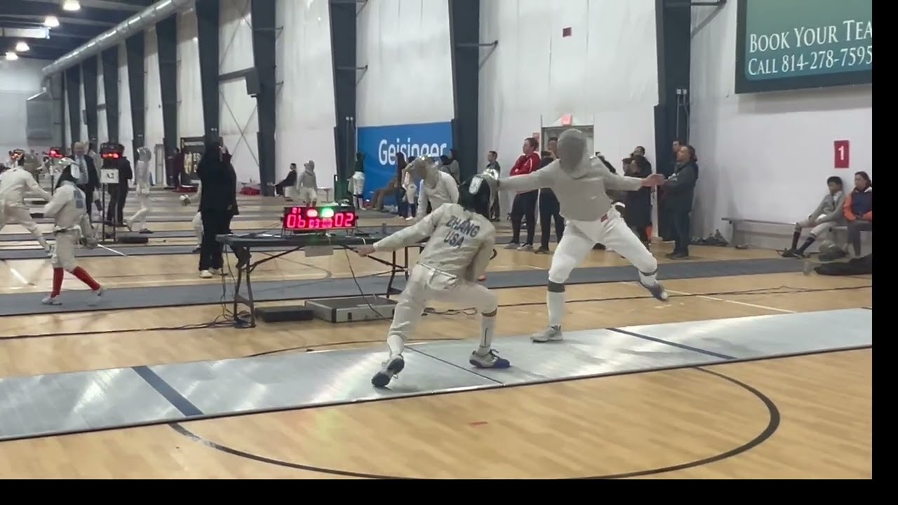 Final Div2 Men’s Saber - ZHANG Kaixuan vs HE Bowen