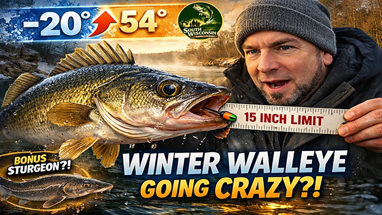 Fishing the Wisconsin River After Cold Snap