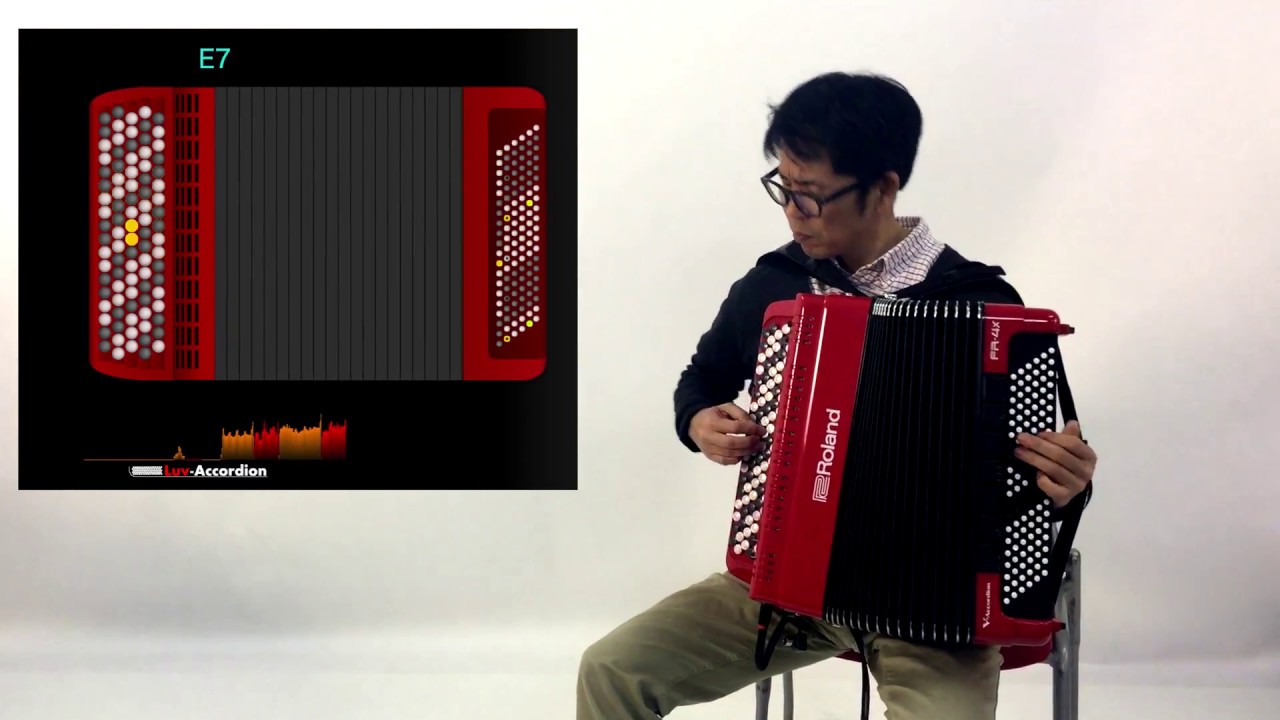 V-Accordion Viewer Demo with Roland FR-4xb  -  Style Musette