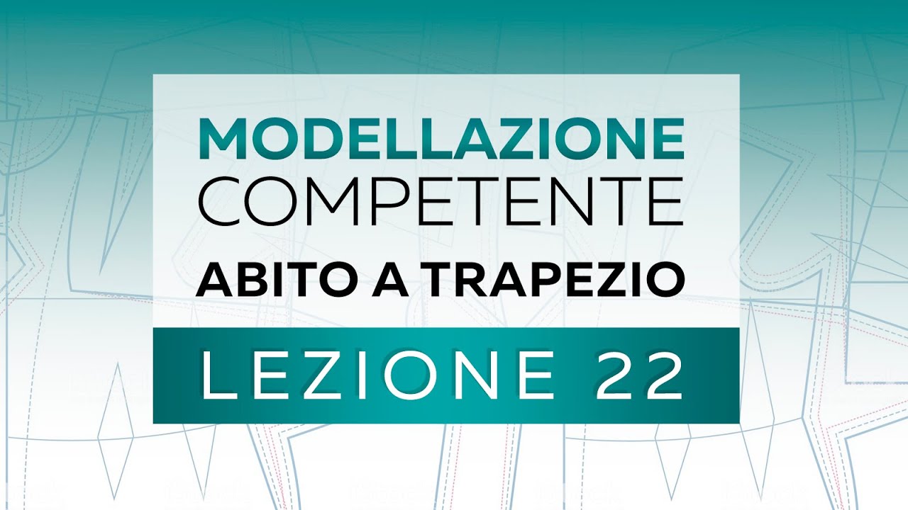 Una serie di lezioni sulla modellistica competente. Modellazione abito a trapezio. Lezione 22