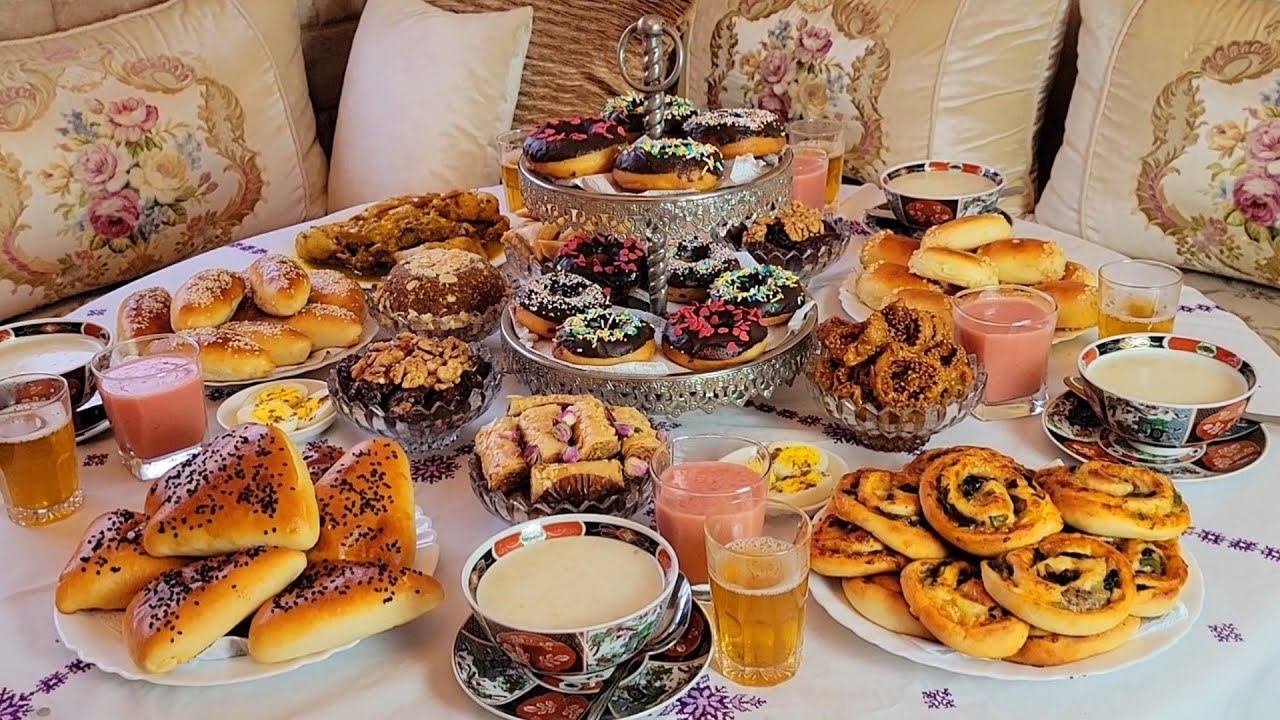 تالث فطور رمضان طبلة مطرطقة بعجينة1ب5أشكال مالح وحلو/عصير0درهم/عشاء ساهل وبنينة/سحور/شربة ب2مكونات