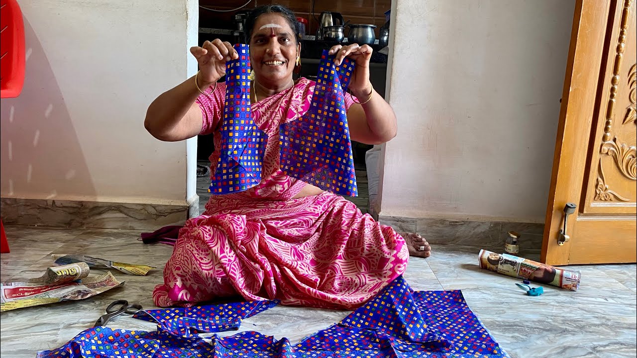 அம்மாவுக்கு எப்படியாவது வாரம் ஒரு Function வந்துருது🥳 | blouse Cutting | Amma Kai Pakkuvam