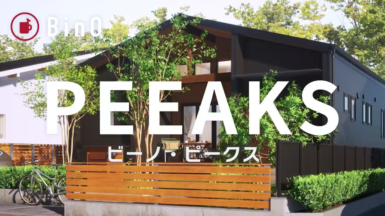 新商品【BinO】PEEAKS【ロフトを楽しむ平屋】