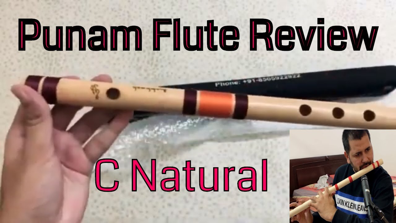 Punam Flute - C Scale - Natural Medium - Unboxing , Review & Sound Test - Yogeshwar Flute