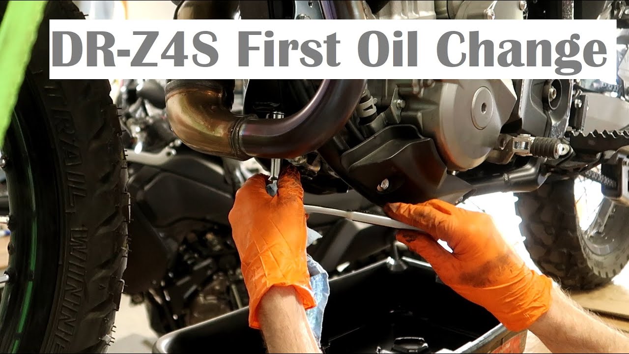 DR-Z4S First Oil Change