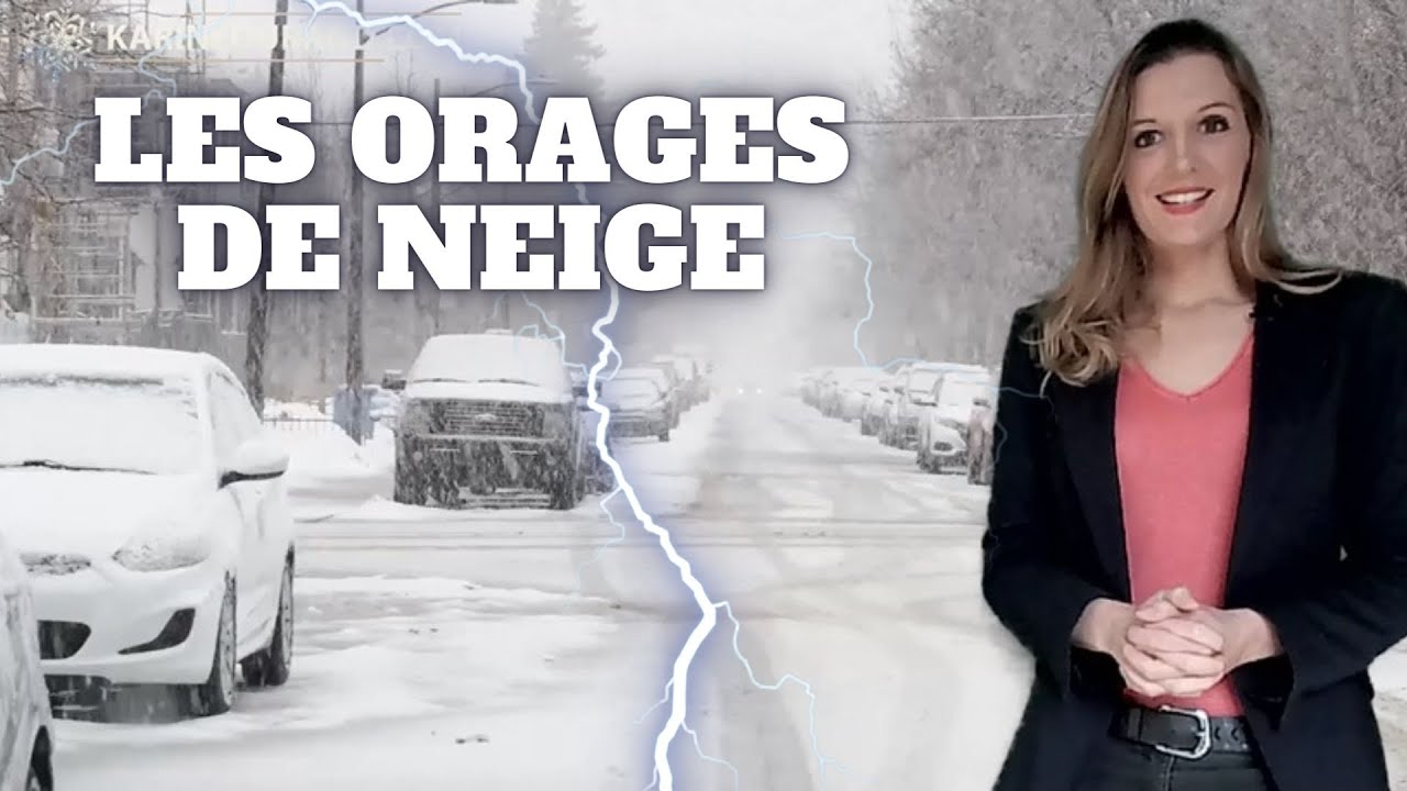 Les orages de neige : rares, mais bien réels - Karine Durand