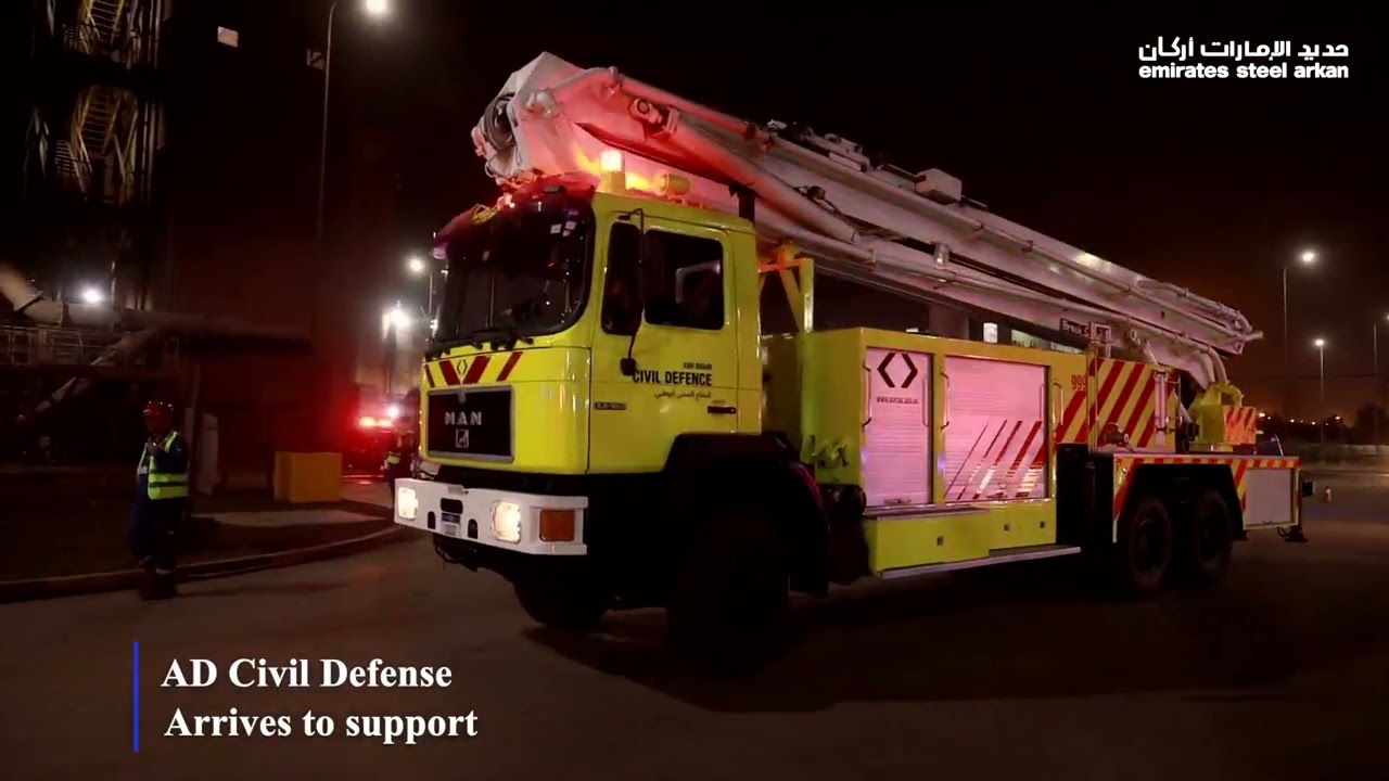Emirates Steel Arkan Intervention Team Mock Drill at DRP2