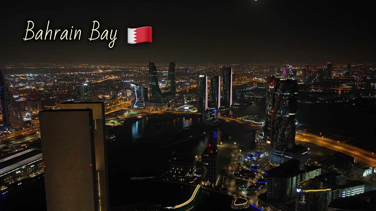 لقطات جميلة من سماء المنامة في البحرين - Bahrain Aerial Drone View 4K