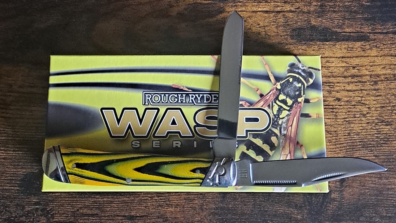 ROUGH RYDER TRAPPER, WASP SERIES, RR2270, VG10, G10, BUDGET, EVERYDAY CARRY, EDC