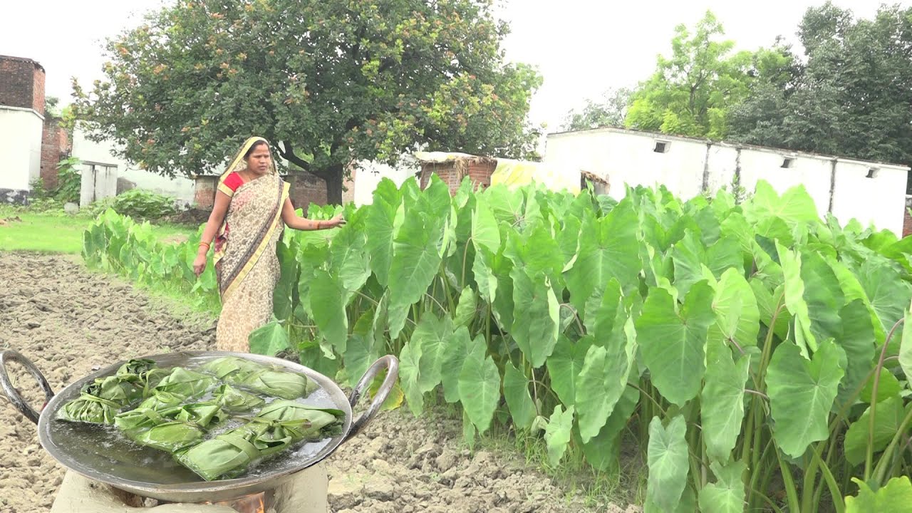 अरबी (बंडा) और उरद की दाल की इतनी टेस्टी सब्जी बनती है जो आपको पता नहीं होगा || Arbi ki sabzi
