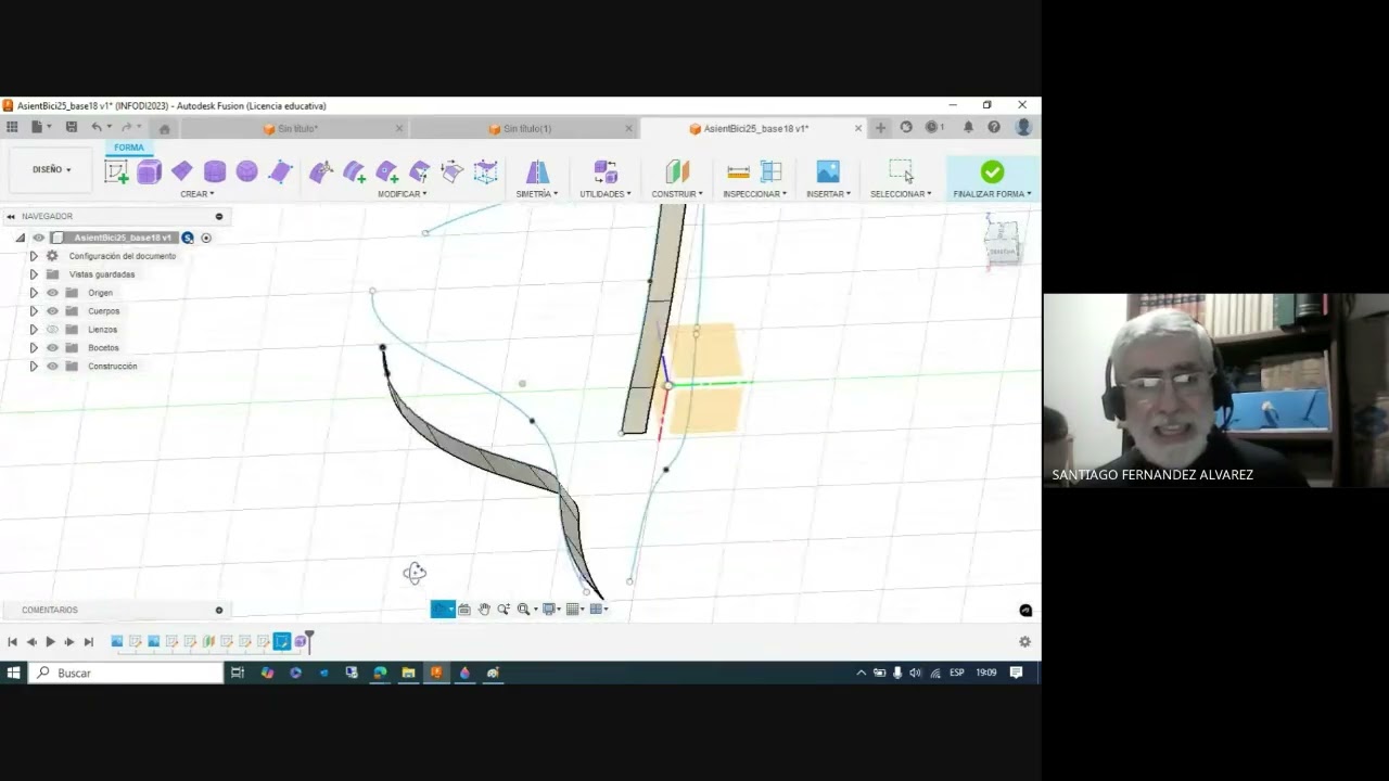 Tsplines con Formas03 Parte2 - Topologia - Sillín de Bici