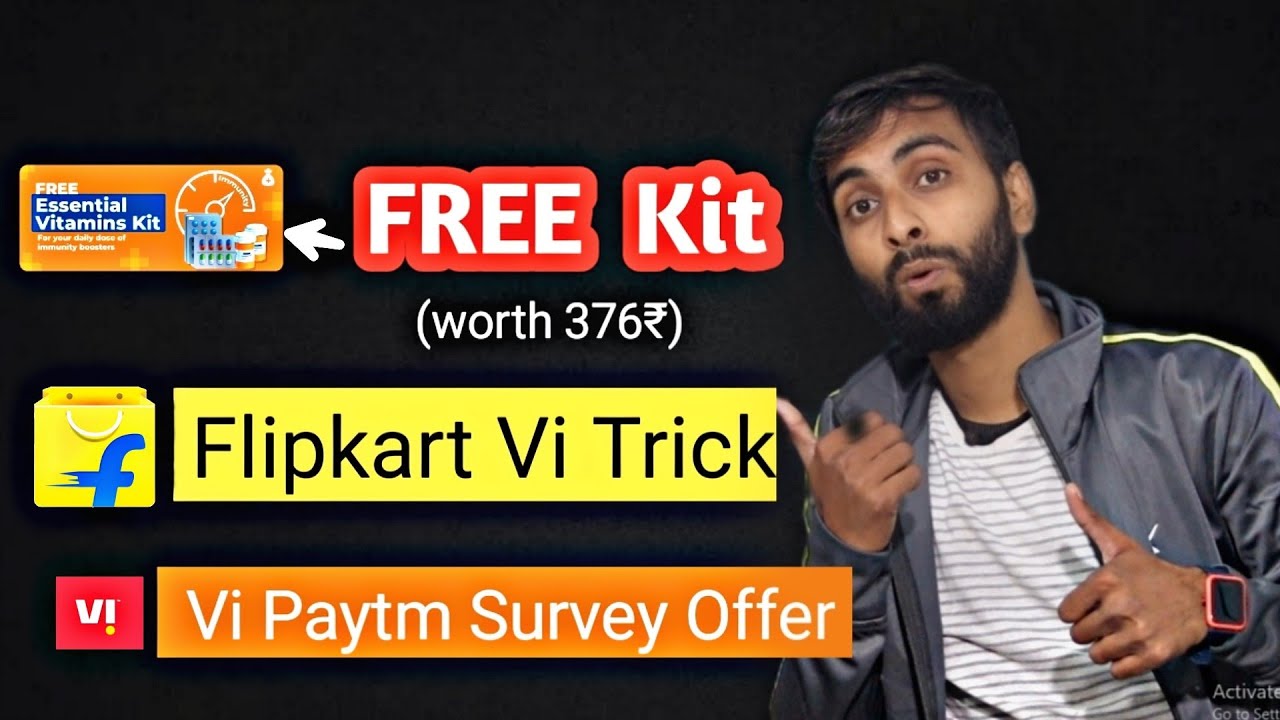 Dhani FREE Vitamin Kit Worth Rs.376 | Flipkart Vi Hidden Trick | Paytm Vi Survey Offer | Best Offers