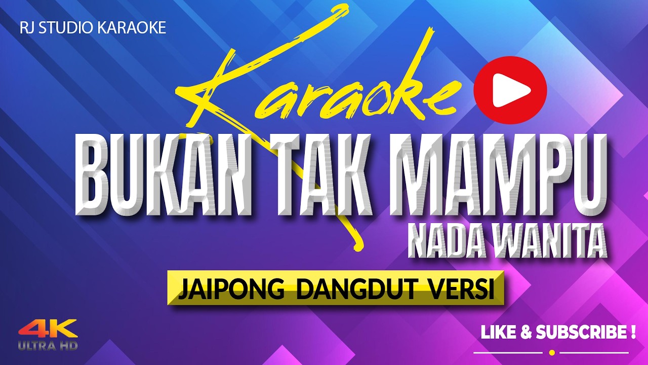 KARAOKE BUKAN TAK MAMPU BAJIDOR NADA WANITA