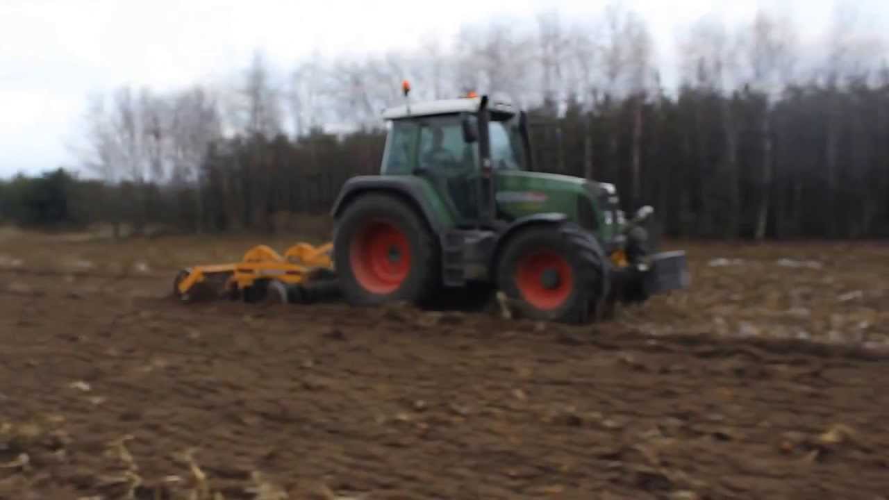 Fendt 414 Vario + Agrisem Disc-O-Mulch Gold