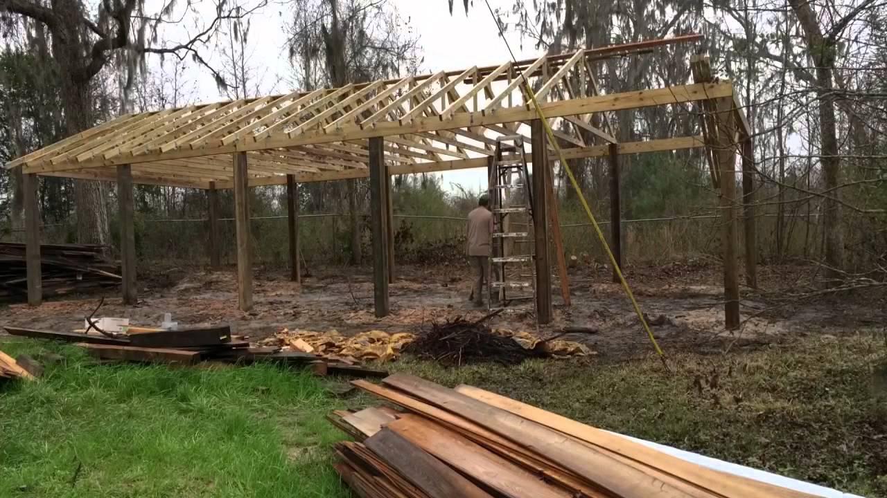 four minute pole barn