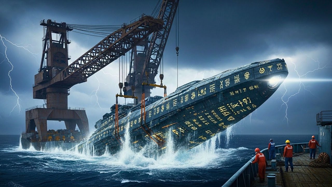 Giant Alien Spaceship Discovered Beneath the Ocean – Unbelievable Deep-Sea Recovery!