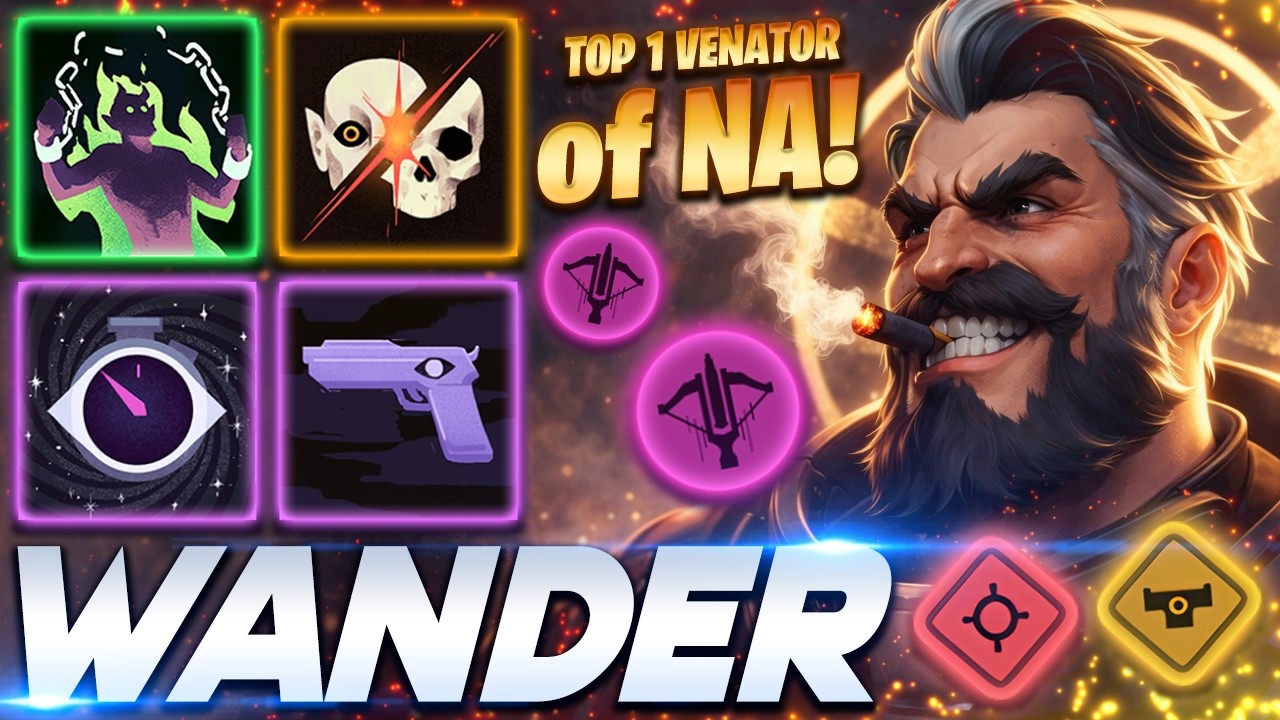 Wander TOP 1 Venator of NA! - Deadlock Pro Gameplay & Guides [Watch & Learn]