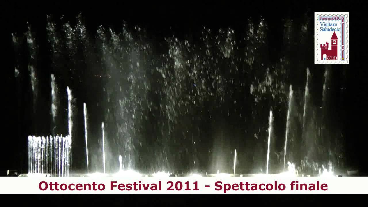 800 Festival 2011 Saludecio - Spettacolo di fontane piro musicale
