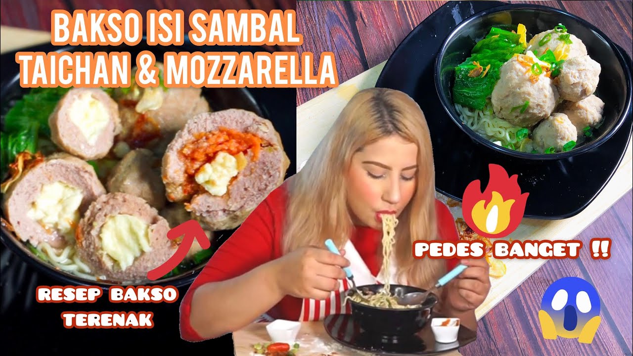 COOKING WITH TASYI : EP 03 - RESEP BAKSO ISI SAMBAL TAICHAN + MOZARELLA