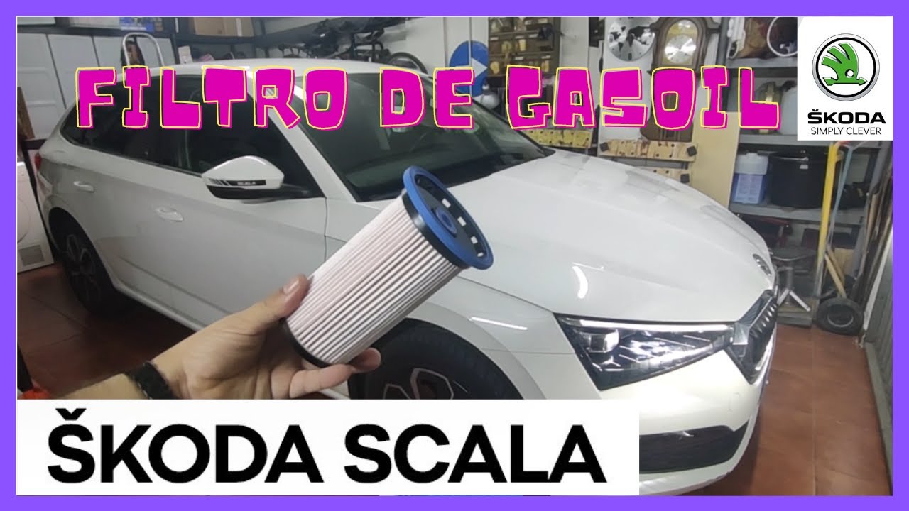 Cambiar filtro de combustible Skoda Scala 1.6 tdi