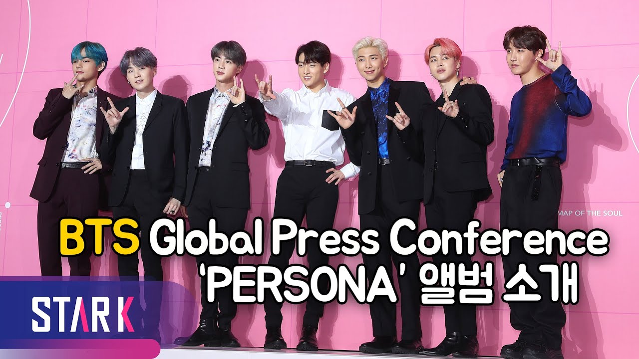 BTS Global Press Conference 'MAP OF THE SOUL : PERSONA' (앨범소개)