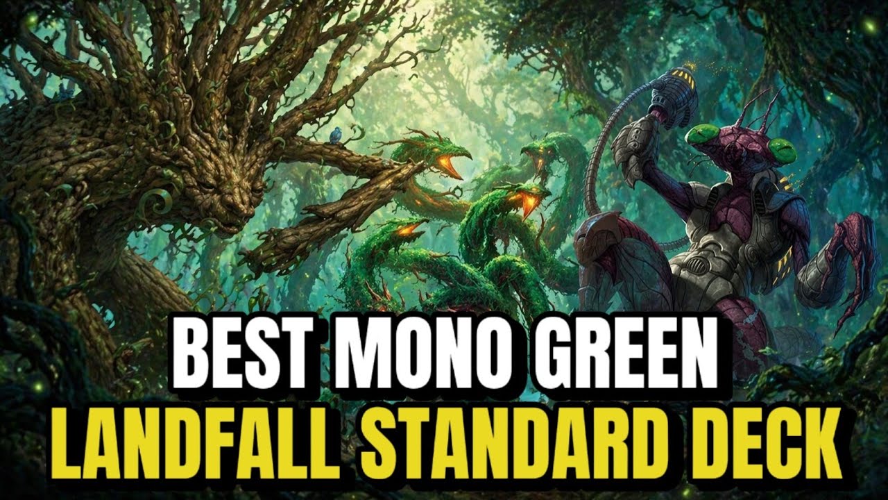 MTG Arena: Mono Green Landfall 🔥 BEST Deck Right Now! (Guide + Gameplay)