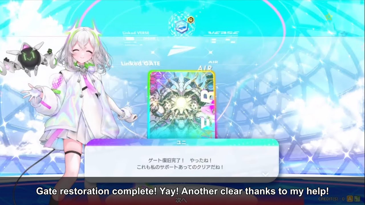 CHUNITHM Linked VERSE ep. AIR Cutscenes [ENG Translations/日本語] - チュウニズム X-VERSE