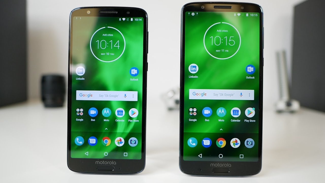 Motorola Moto G6 and Motorola Moto G6 Plus unboxing