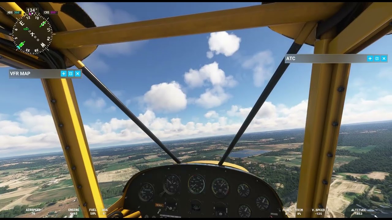 Zlin Savage Cub enroute to MI25 Meyers airstrip diverts to KFFX Fremont MI