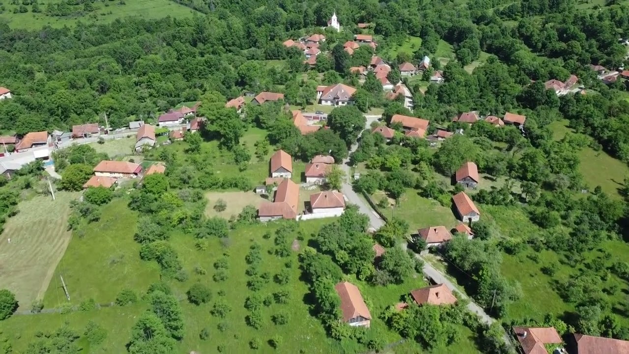 Lelese, Ținutul Pădurenilor, imagini aeriene