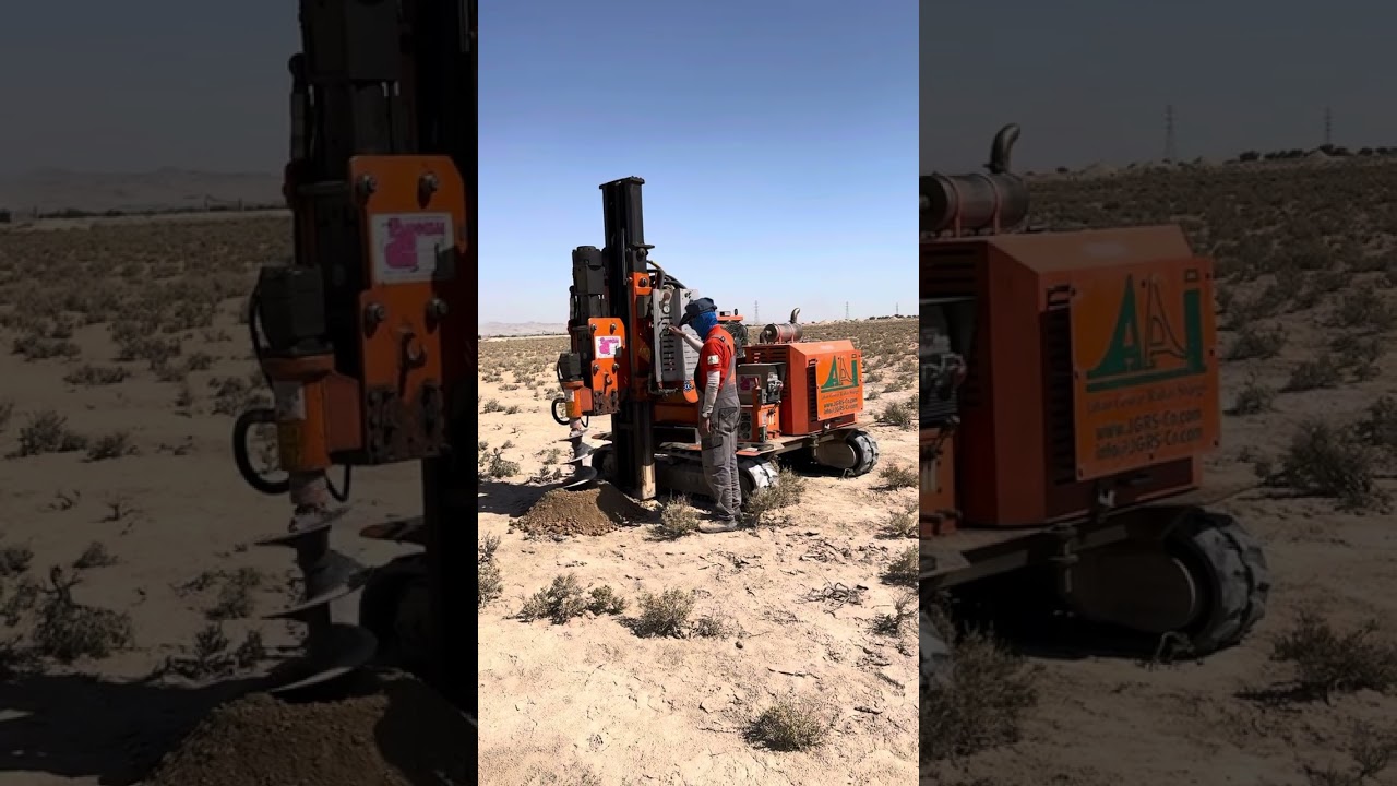 Auger of sandy land
