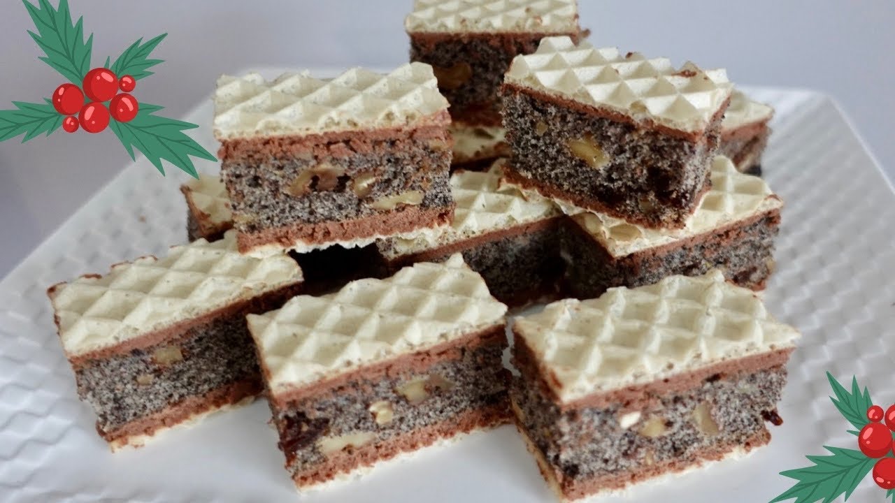 RADOMANIA,  MAKOVE ŠNJITE U OBLATNI, TRADICIONALNA BOŽIĆNA POSLASTICA