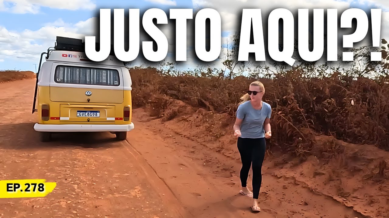 A Kombi ficou SEM FREIO na descida da serra na CHAPADA DIAMANTINA | Ep.278