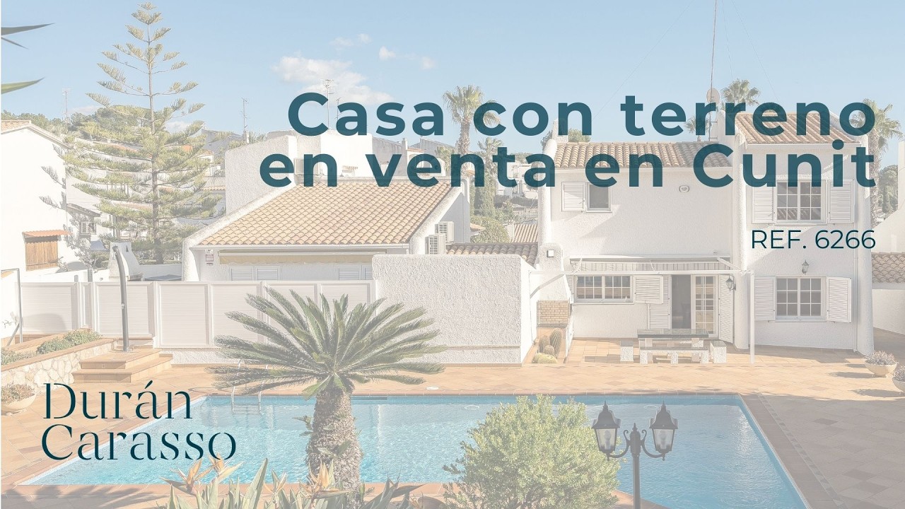 Casa con terreno en venta en Cunit | Ref. 6266