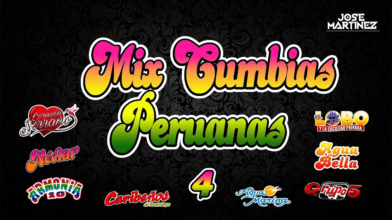 Mix Cumbias Vol 4  (Video)  Dj Jose Martinez  (Nectar, Grupo 5,  Corazon Serrano, Agua Marina & M&aacute;s)