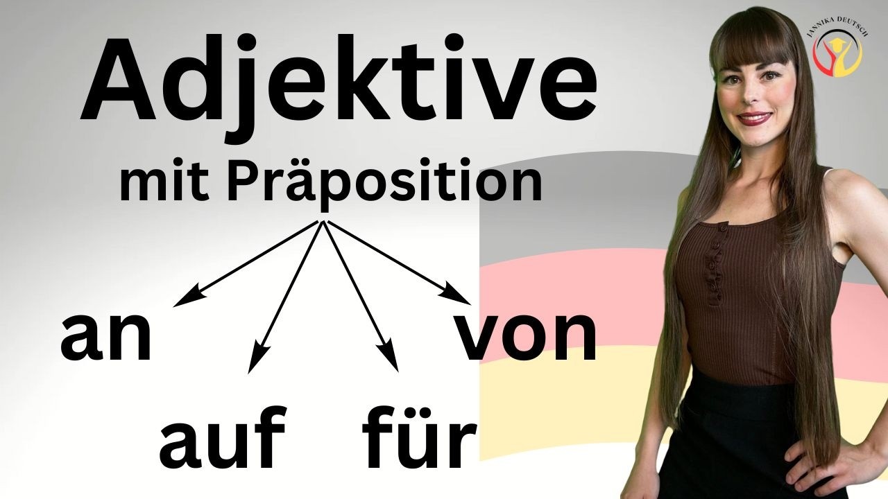 Die WICHTIGSTEN Präpositionen für ADJEKTIVE ✅B2 | Deutsch lernen | Learn German