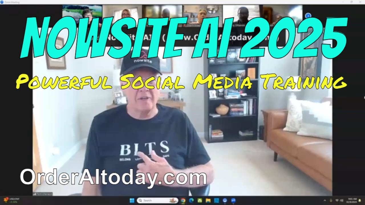 NOWSITE AI: Network Marketing Superstar Tom Chenault, Powerful Training