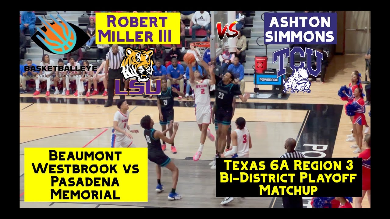 TCU & LSU COMMITS BATTLE IN PLAYOFFS  Beaumont Westbrook vs Pasadena Memorial 6A Reg 3 Bi-District