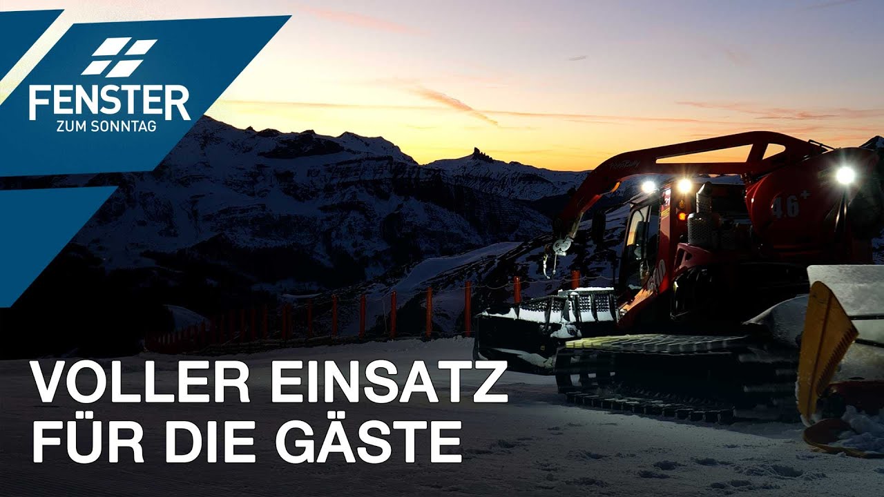 «Wir tragen Verantwortung für unsere Gäste» (Pistenbully Jungfraubahnen)