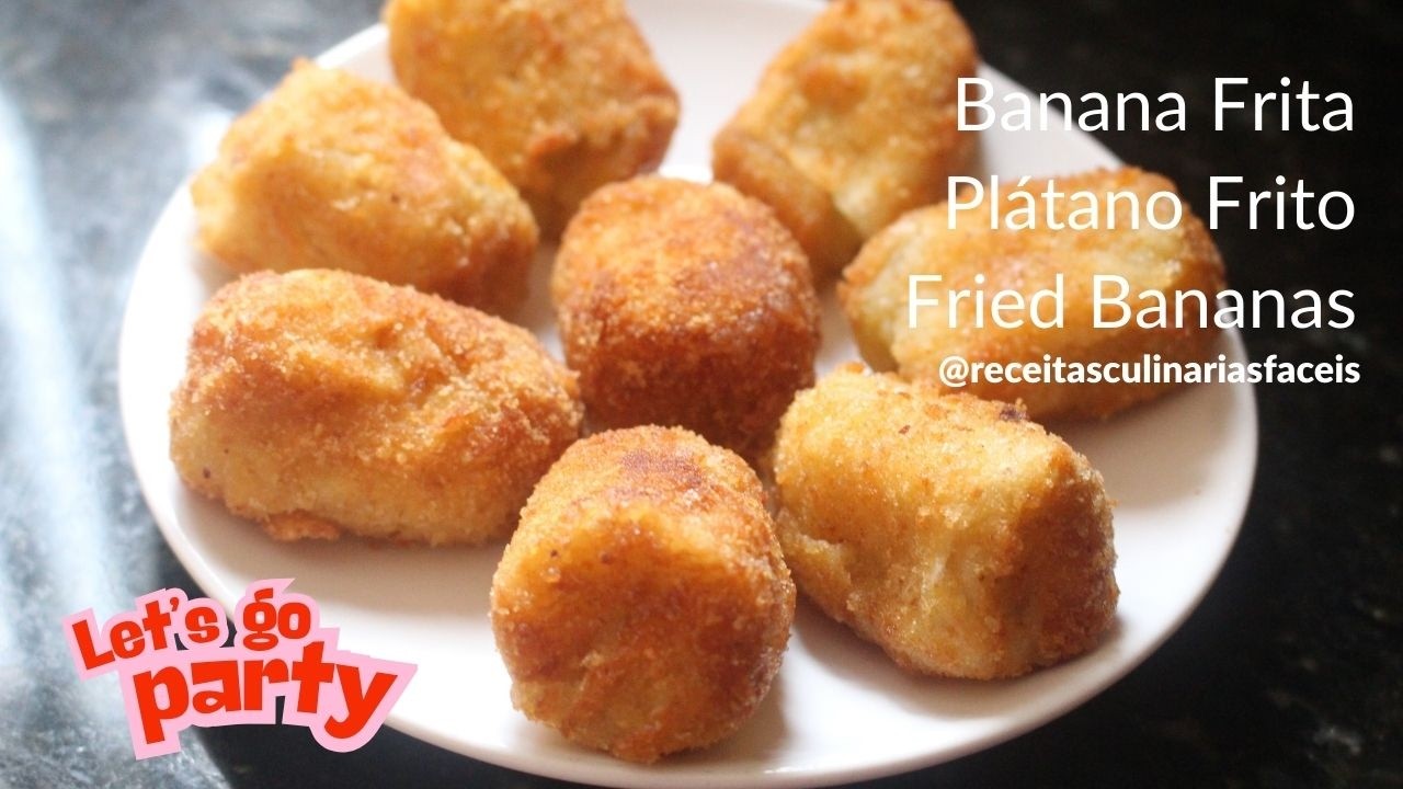 Como fazer Banana Frita SEQUINHA e CROCANTE #bananafrita #receitafacil  #receitarapida #delicia