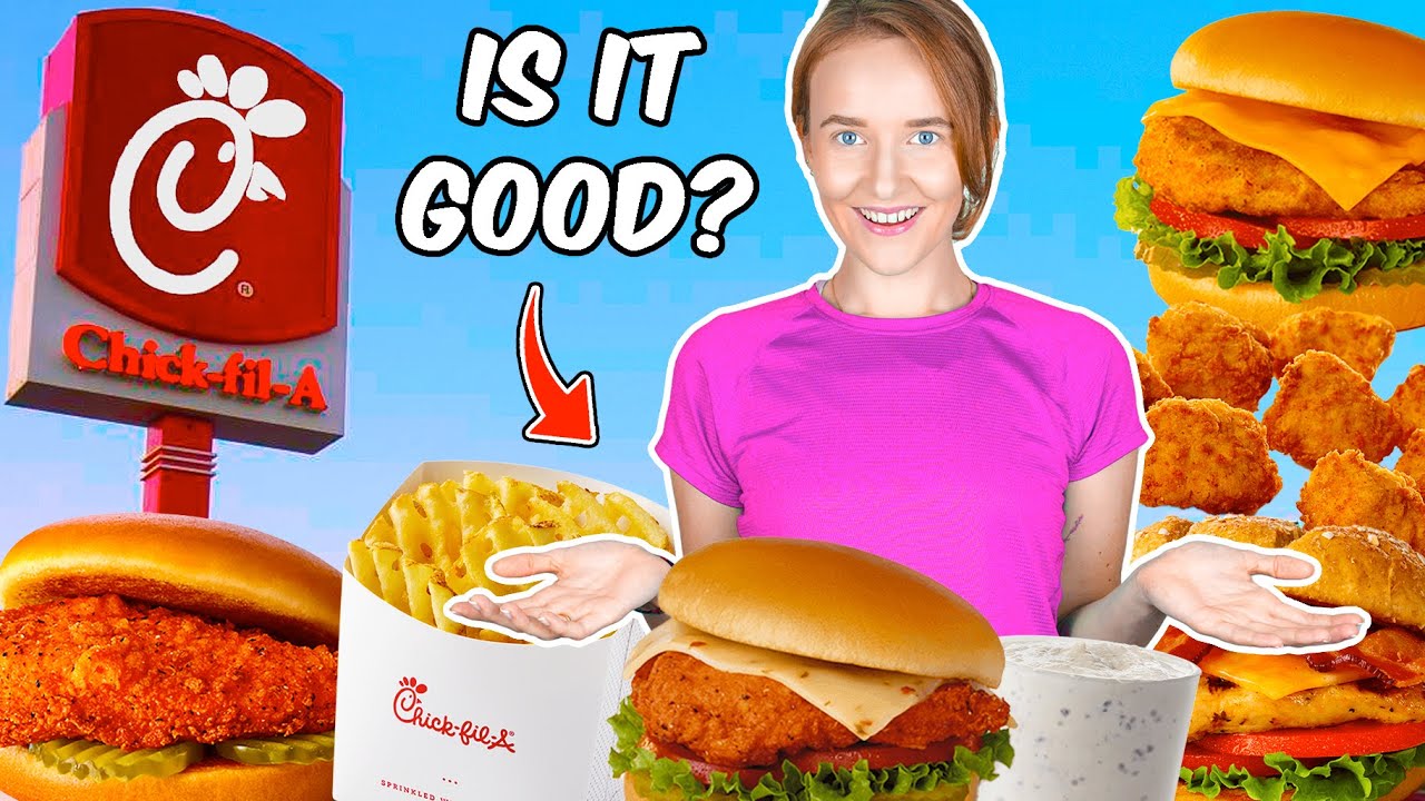 I TRIED CHICK-FIL-A FOR THE FIRST TIME (German Eats American Fast Food)
